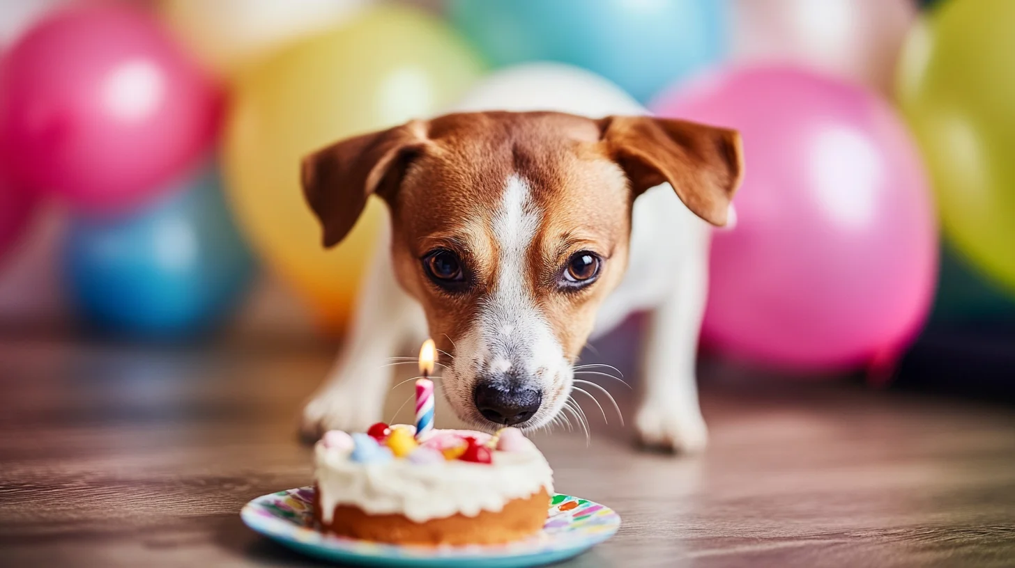 Dog birthday party portrait session South Shore Massachusetts