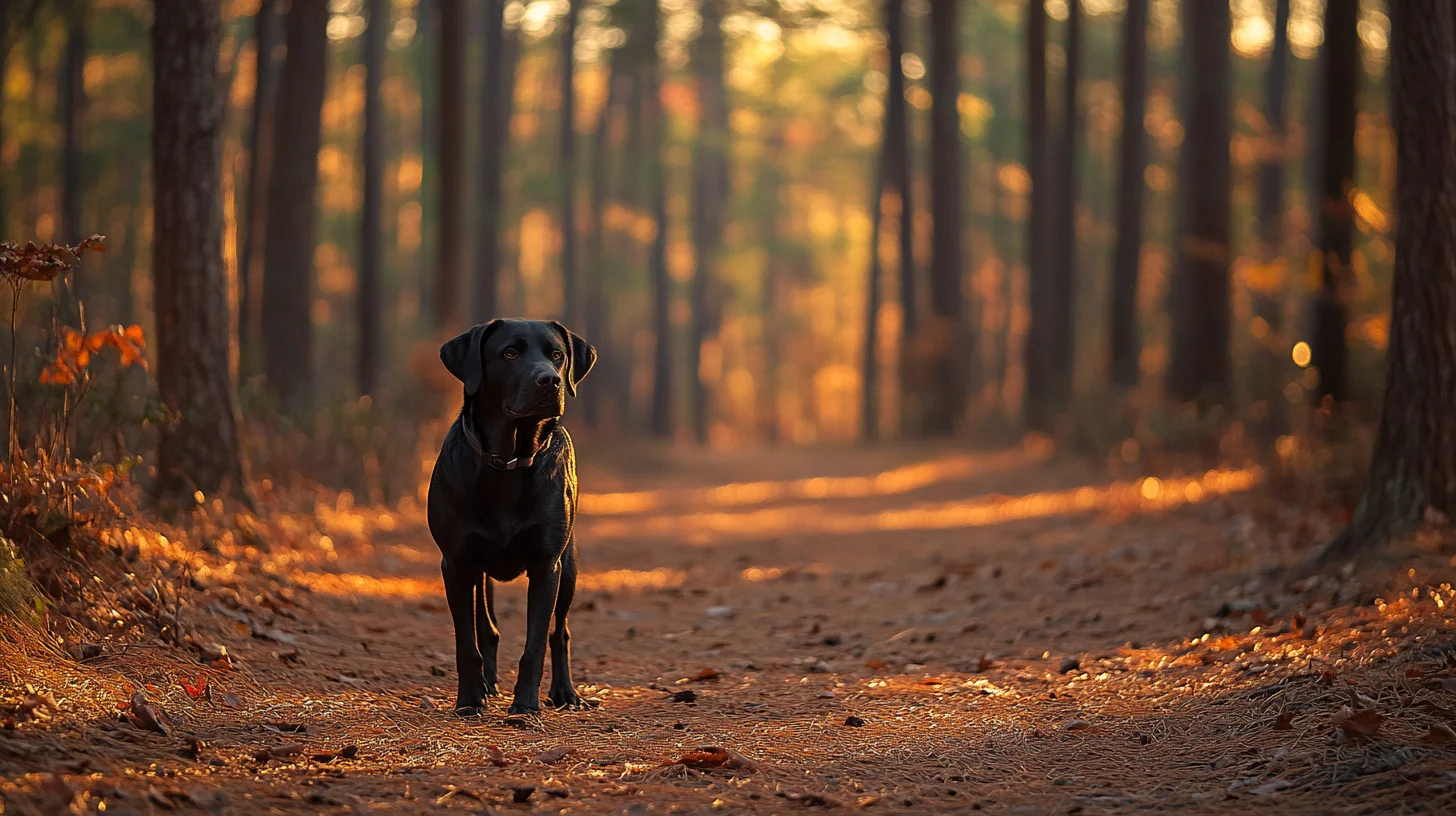 Dog photography in Bridgewater MA at Bridgewater State Forest