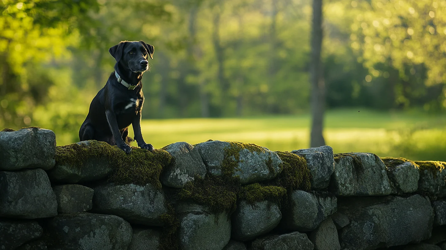 Dog photography at Borderland State Park in Easton, MA